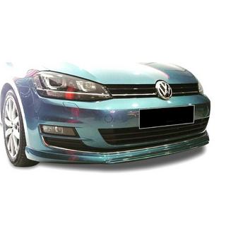 Передний лип DPT V-2 (для штатного бампера, 2012-2017, черный глянец) Volkswagen Golf 7/E-Golf 2012-2020 гг. фото 4