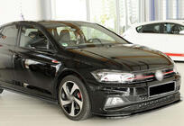 Volkswagen Polo 2017- гг. Передний сплиттер DPT V-1 (для GTI, Черный Глянец) фото 4