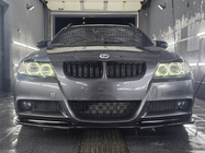 BMW 3 серия E90/E91 2005-2011 гг. Решетки радиатора M-Look (для E-90/91, 2005-2008, Черный Глянец) фото 13