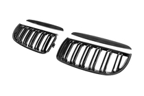 BMW 3 серия E90/E91 2005-2011 гг. Решетки радиатора M-Look (для E-90/91, 2005-2008, Черный Глянец) фото 10