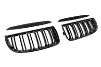 BMW 3 серия E90/E91 2005-2011 гг. Решетки радиатора M-Look (для E-90/91, 2005-2008, Черный Глянец) фото 11