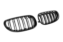 BMW 5 серия E60/E61 2003-2010 гг. Ноздри M-Look (Черный Глянец) фото 5