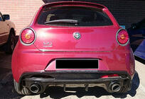 Alfa Romeo MiTo 2008-2018 гг. Задний диффузор DPT (Черный Глянец) фото 2