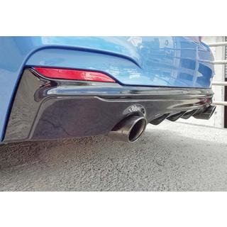 Задний диффузор DPT (Черный Глянец) BMW 2 серия F22/F23 2014-2021 гг. фото 1