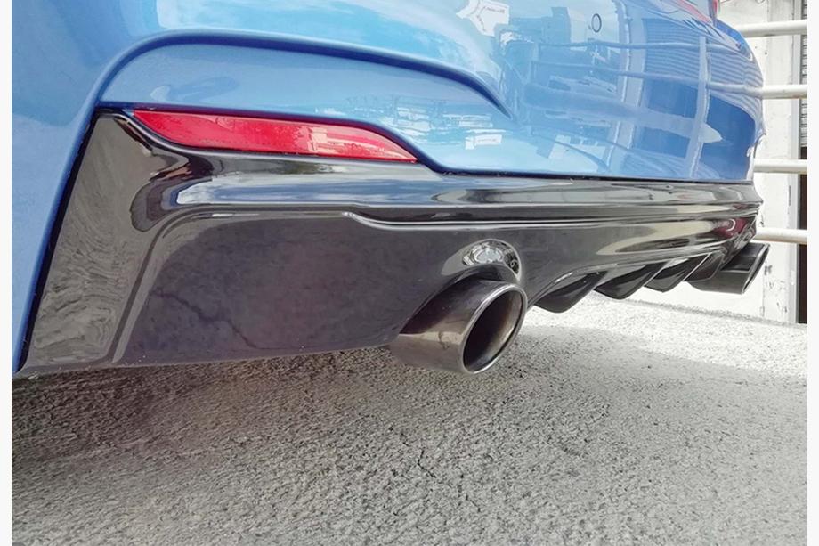 BMW 2 серия F22/F23 2014-2021 гг. Задний диффузор DPT (Черный Глянец) Image