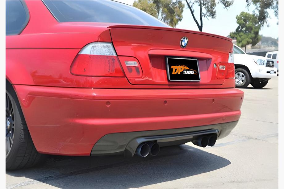 BMW 3 серия E46 1998-2006 гг. Задний диффузор DPT (2001-2006, Черный Глянец) Image