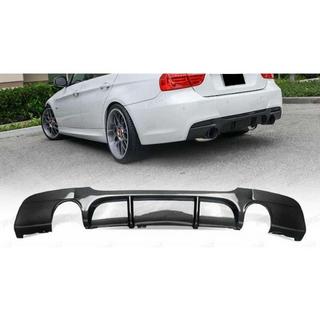 Задний диффузор DPT V-6 (для E90 M-Sport, Черный Глянец) BMW 3 серия E90/E91 2005-2011 гг. фото 2