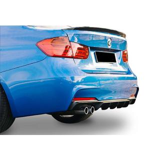 Задний диффузор DPT V-5 (для M-Performance, Черный Глянец) BMW 3 серия F30/F31 2012-2019 гг. фото 2