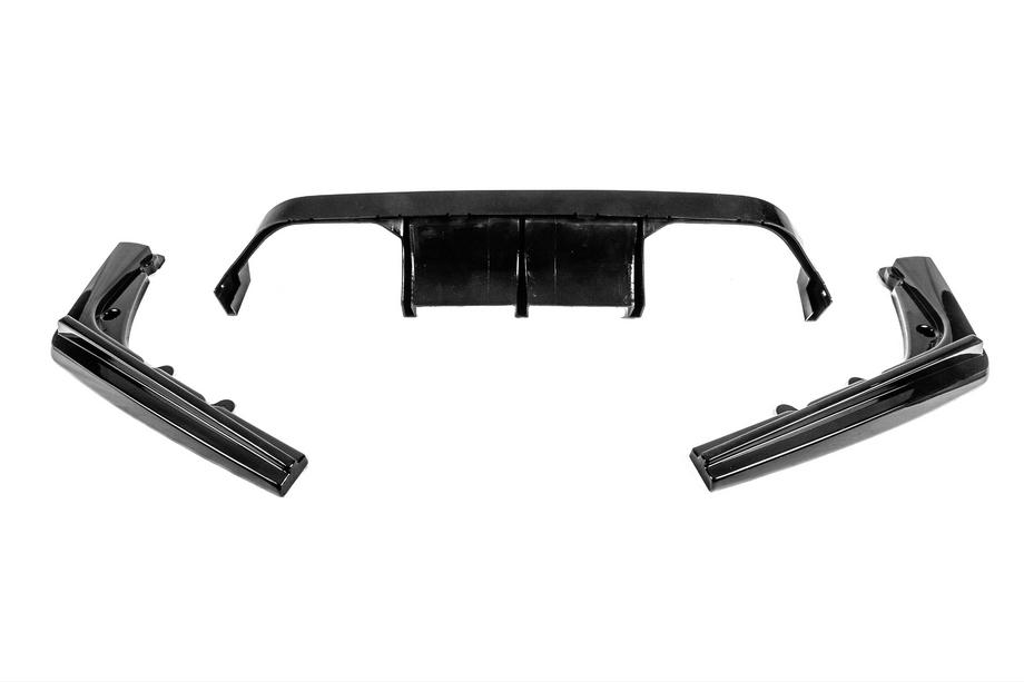 BMW 3 серия F30/F31 2012-2019 гг. Задний диффузор DPT V-2 (для Vorstainer, Черный Глянец) Фото 7