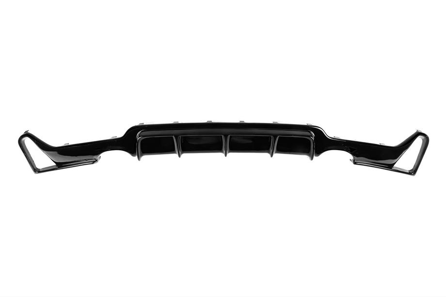 BMW 4 серия F32/F33/F36 2012-2020 гг. Задний диффузор DPT V-1 (для M-Performance, Черный Глянец) Фото 2