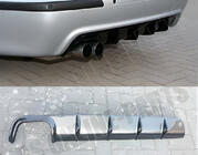 BMW 5 серия E39 1996-2003 гг. Задний диффузор DPT (для M-Technic, Черный Глянец) фото 1