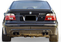 BMW 5 серия E39 1996-2003 гг. Задний диффузор DPT (для M-5, Черный Глянец) фото 1