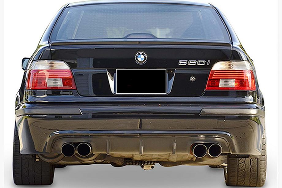 BMW 5 серия E39 1996-2003 гг. Задний диффузор DPT (для M-5, Черный Глянец) Image