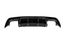 BMW 5 серия E60/E61 2003-2010 гг. Задний диффузор DPT V-2 (для M-Sport, Черный Глянец) фото 7