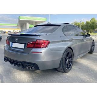 Задний диффузор CS-Style DPT (для M5, Черный Глянец, Вакуумное Формование) BMW 5 серия F10/F11 2010–2016 гг. фото 3
