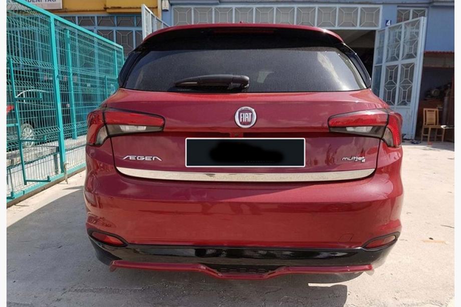 Fiat Tipo 2016- гг. Задний диффузор DPT (HB, Черный Глянец) Image