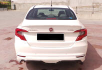 Fiat Tipo 2016- гг. Задний диффузор DPT (SD, Черный Глянец) фото 2