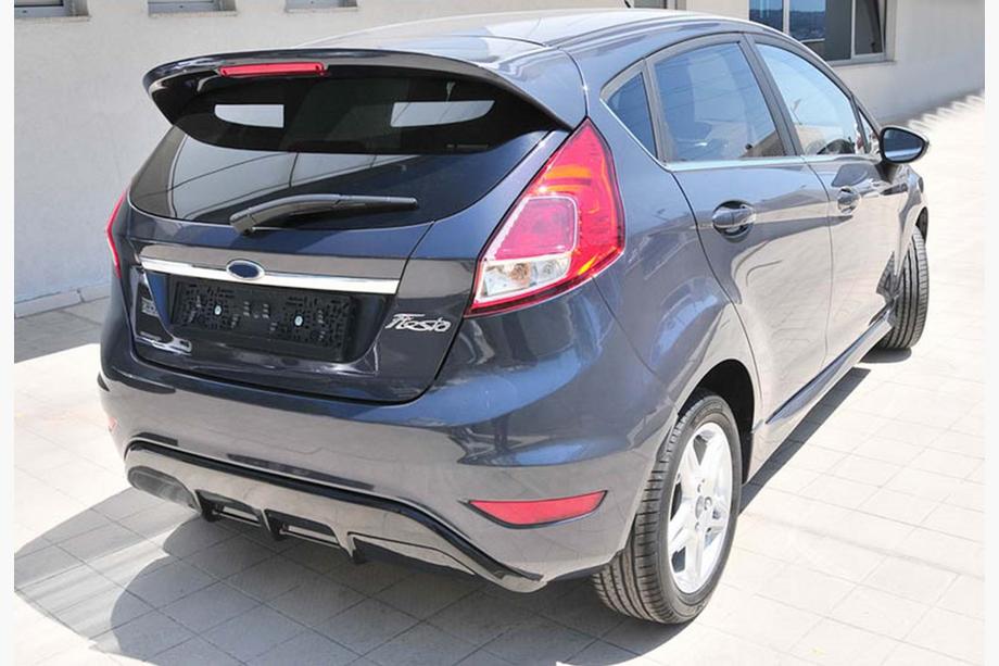 Ford Fiesta 2008-2017 гг. Задний диффузор DPT V-2 (HB, Черный Глянец) Фото 3