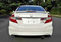 Honda Civic Sedan IX 2011-2016 гг. Задний диффузор DPT (Грунтованный под покраску) фото 1
