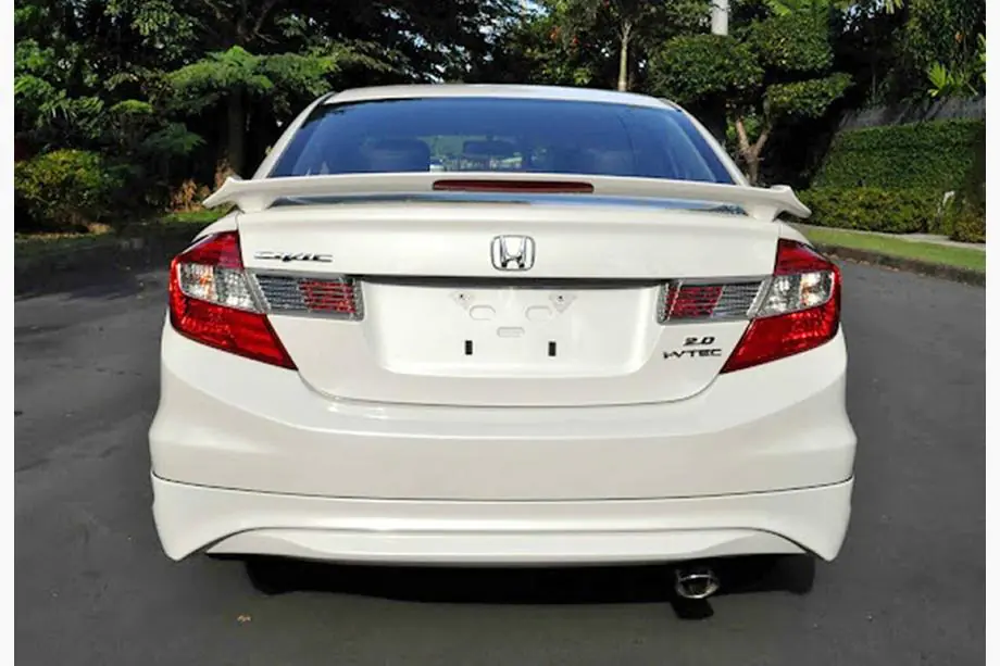 Honda Civic Sedan IX 2011-2016 гг. Задний диффузор DPT (Грунтованный под покраску) Image