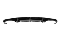 Mercedes C-class W204 2007-2015 гг. Задний диффузор DPT (2007-2011, для AMG SD, Черный Глянец) фото 3