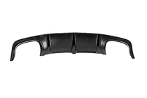 Mercedes C-class W204 2007-2015 гг. Задний диффузор DPT (2007-2011, для AMG SD, Черный Глянец) фото 7
