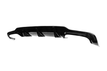 Mercedes C-class W204 2007-2015 гг. Задний диффузор DPT (2011-2014, для AMG SD, Черный Глянец) фото 4