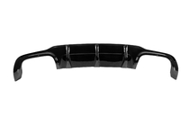 Mercedes C-class W204 2007-2015 гг. Задний диффузор DPT (2011-2014, для AMG SD, Черный Глянец) фото 6