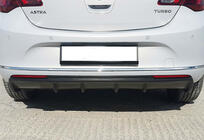 Opel Astra J 2009-2015 гг. Задний Диффузор DPT V2 (2012-2015, HB, Черный Глянец) фото 1