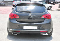 Opel Astra J 2009-2015 гг. Задний Диффузор DPT V1 (2012-2015, HB, Черный Глянец) фото 7
