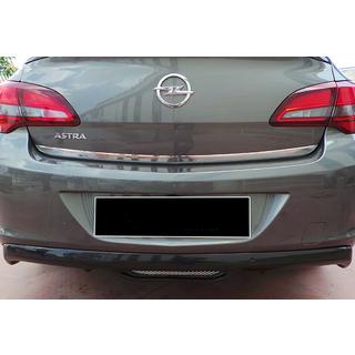 Задний диффузор DPT V-2 (SD, Черный Глянец) Opel Astra J 2009-2015 гг. фото 1