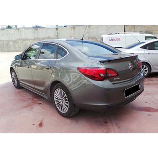 Задний диффузор DPT V-2 (SD, Черный Глянец) Opel Astra J 2009-2015 гг. фото 4