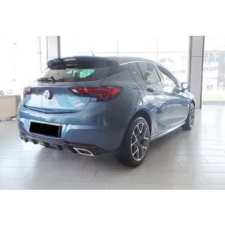 Задний диффузор DPT V-2 (HB, Черный Глянец) Opel Astra K 2016-2021 гг. фото 3