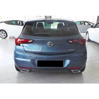 Задний диффузор DPT V-2 (HB, Черный Глянец) Opel Astra K 2016-2021 гг. фото 4