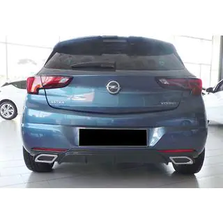 Задний диффузор DPT V-2 (HB, Черный Глянец) Opel Astra K 2016-2021 гг. фото 2