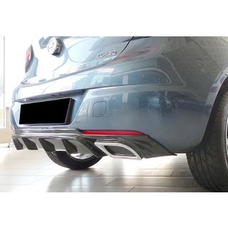 Задний диффузор DPT V-2 (HB, Черный Глянец) Opel Astra K 2016-2021 гг. фото 1