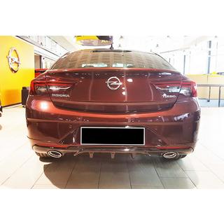Задний диффузор DPT (SD, Черный Глянец) Opel Insignia 2017-2022 гг. фото 2