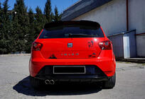 Seat Ibiza 2010-2017 гг. Задний диффузор DPT (Черный Глянец) фото 1