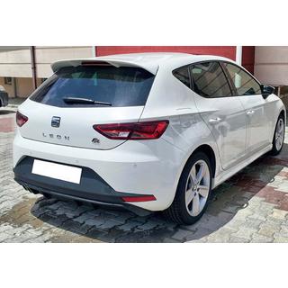 Задний диффузор DPT V-3 (2013-2016, Черный Глянец) Seat Leon 2013-2020 гг.