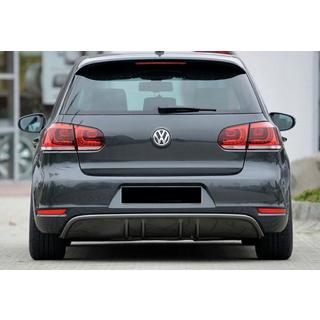 Задний диффузор DPT V-3 (для GTI, Черный Глянец) фото 1