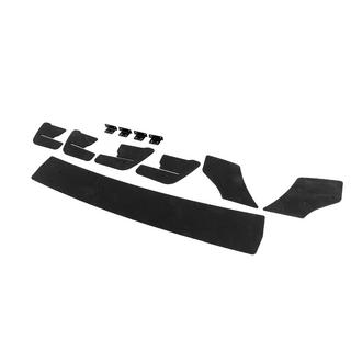 Задний диффузор DPT V-2 (для GTI, 2017-2019, Черный Матовый) Volkswagen Golf 7/E-Golf 2012-2020 гг. фото 4