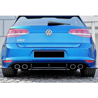 Задний диффузор DPT V-4 (для R / R-Line, 2012-2019, Черный Матовый) Volkswagen Golf 7/E-Golf 2012-2020 гг. фото 4