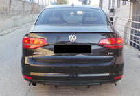 Volkswagen Jetta 2011-2018 гг. Задний диффузор DPT (2014-2018, Черный Глянец) фото 1