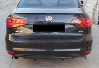 Volkswagen Jetta 2011-2018 гг. Задний диффузор DPT (2014-2018, Черный Глянец) фото 3