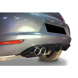 Задний Диффузор DPT V-3 (2008-2013, Черный Глянец) фото 1