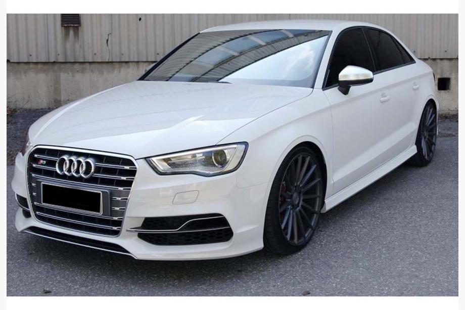 Audi A3 2012-2020 гг. Боковые пороги DPT (Sedan, под покраску) Image