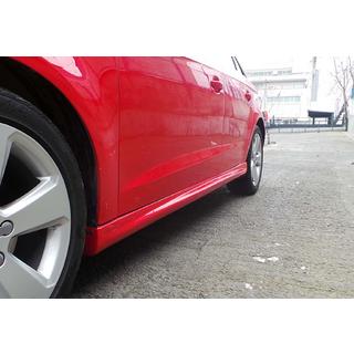 Боковые Пороги DPT (HB, Черный Глянец) Audi A3 2012-2020 гг. фото 1