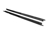 BMW 3 серия F30/F31 2012-2019 гг. Накладки на пороги DPT (для порогов Base, черный глянец) фото 2