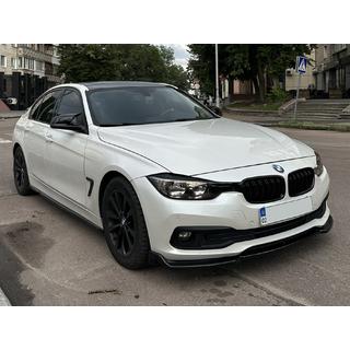 Накладки на пороги DPT (для порогов Base, черный глянец) BMW 3 серия F30/F31 2012-2019 гг. фото 3