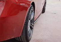 BMW 3 серия F30/F31 2012-2019 гг. Накладки на пороги DPT V-3 (для порогов M-Sport, черный глянец) фото 4